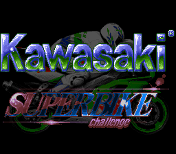 Kawasaki Superbike Challenge Title Screen